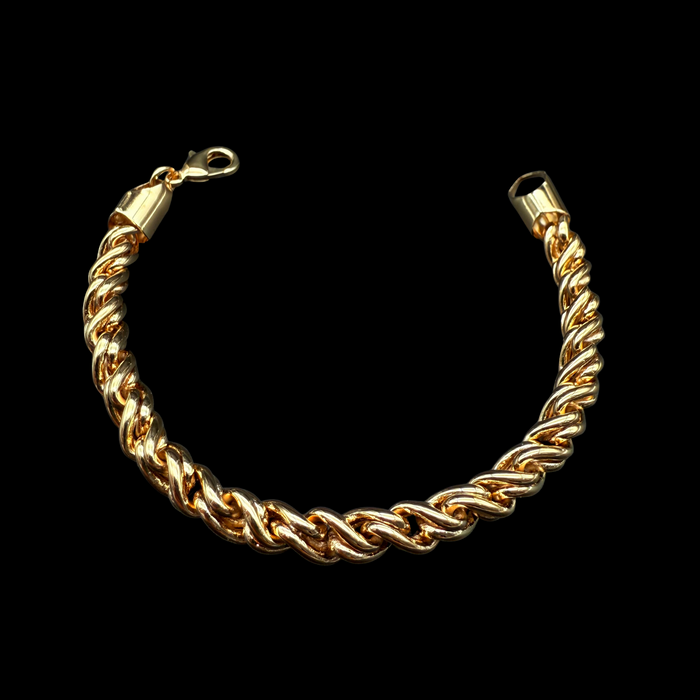 Pulsera Soga Oro – 6 mm – Silver Ice 01