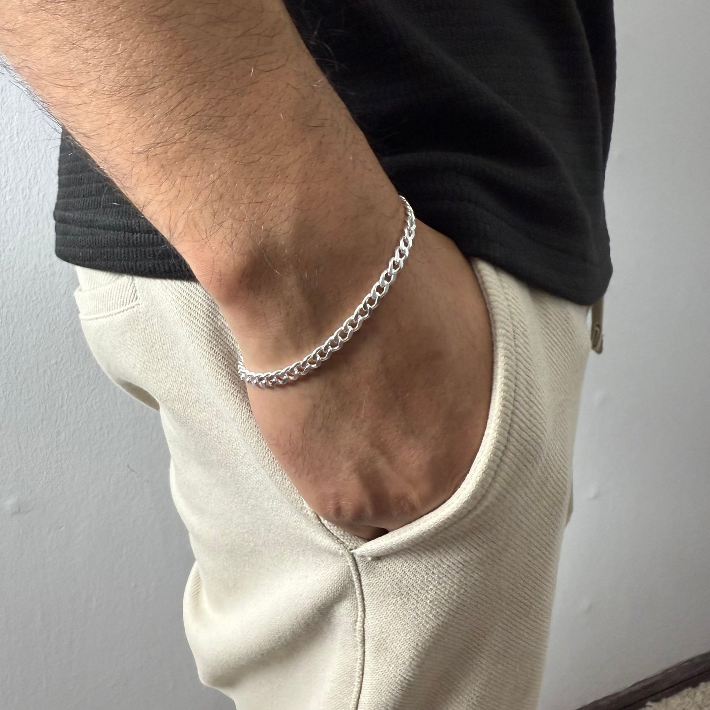 Pulsera Grumet 5mm – Silver Ice 03