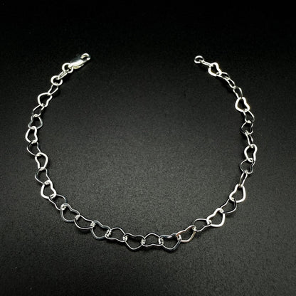 Pulsera Corazones – Silver Ice 03