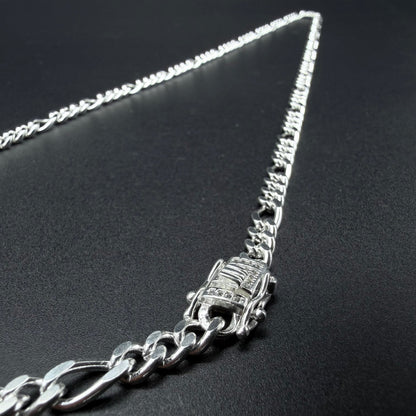 Cadena Fígaro Plata 925 - 5mm broche cajón – Silver Ice 03