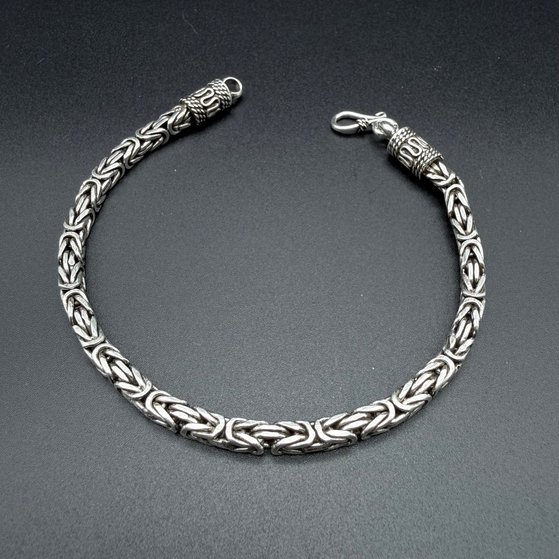 Pulsera Camino del Inca 4mm - Plata 925 Italy – Silver Ice 03