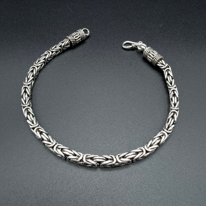 Pulsera Camino del Inca 4mm - Plata 925 Italy – Silver Ice 03