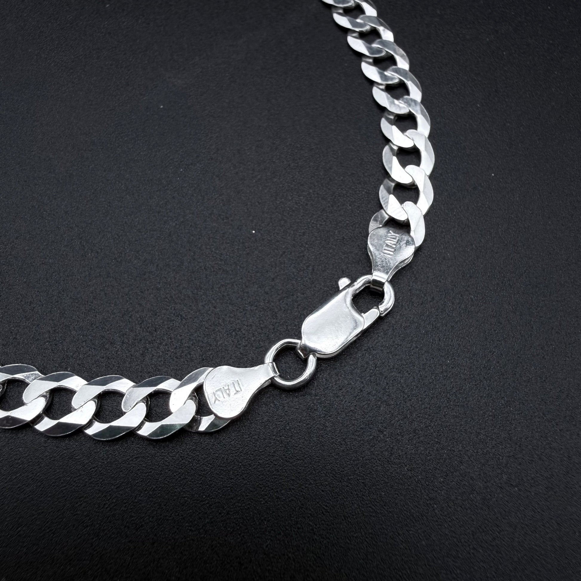 Cadena Cubana 7mm - Plata 925 Italy – Silver Ice 02