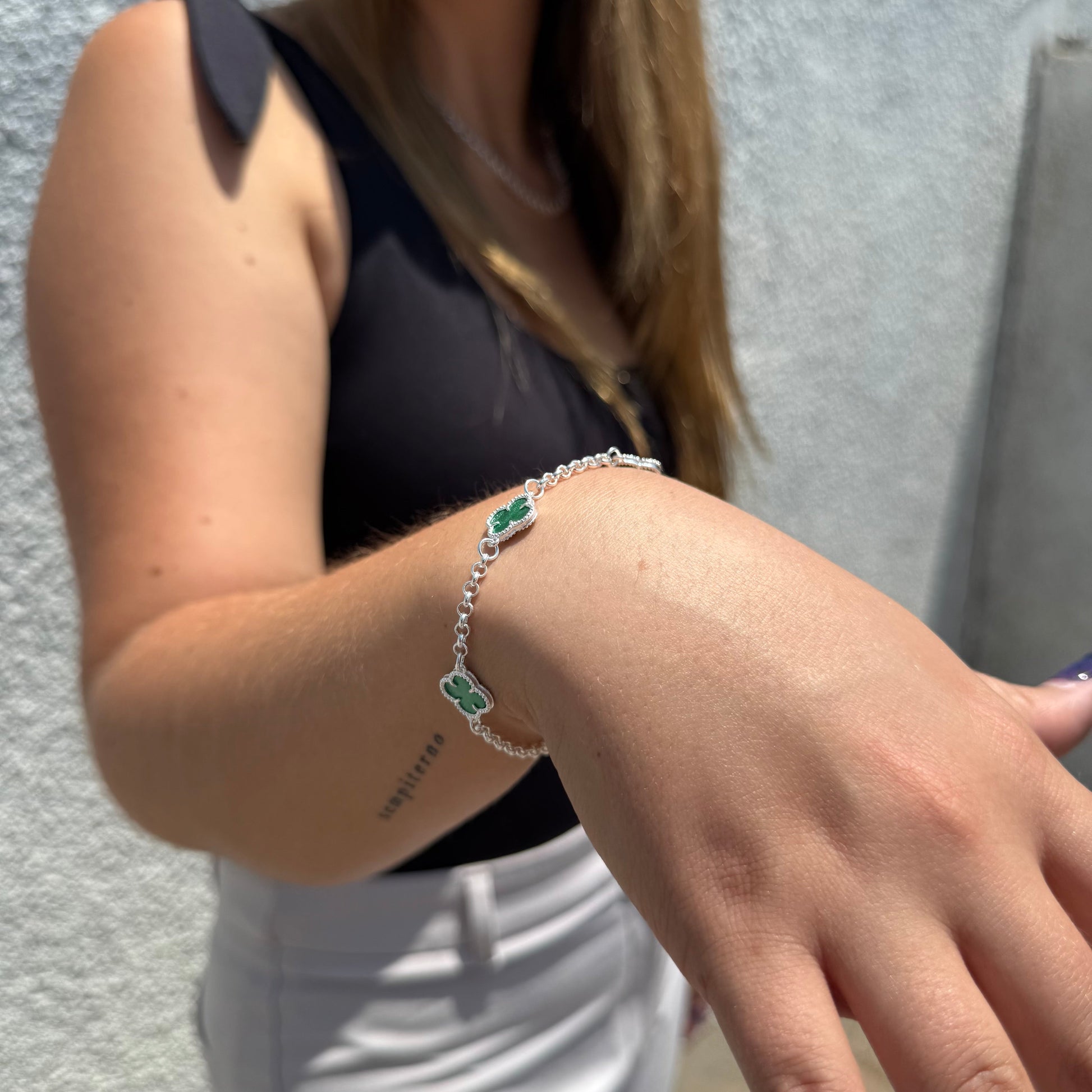 Pulsera Van Cleef Verde – Silver Ice 03