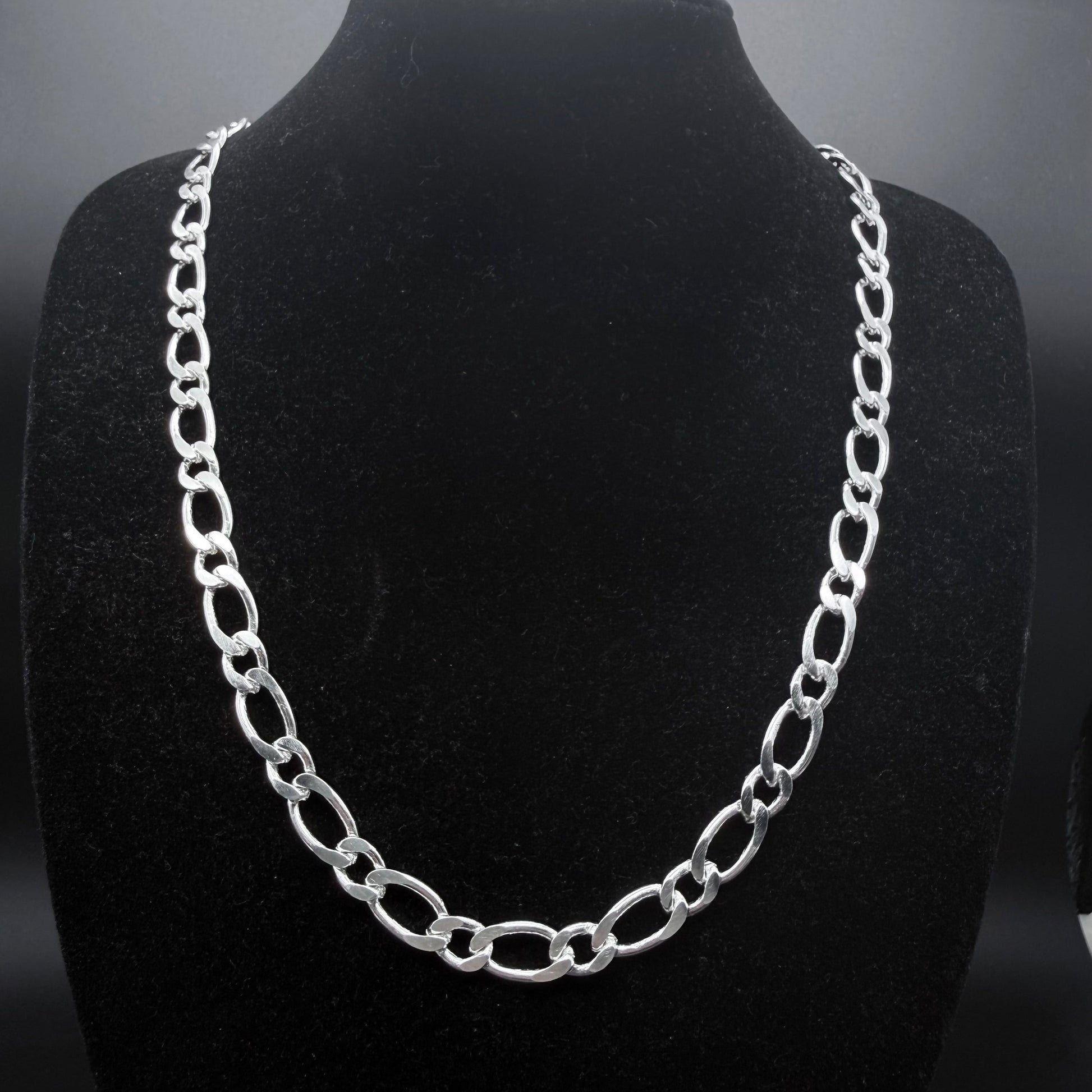Cadena Fígaro 1x1 Plata 925 - 8 mm – Silver Ice 05