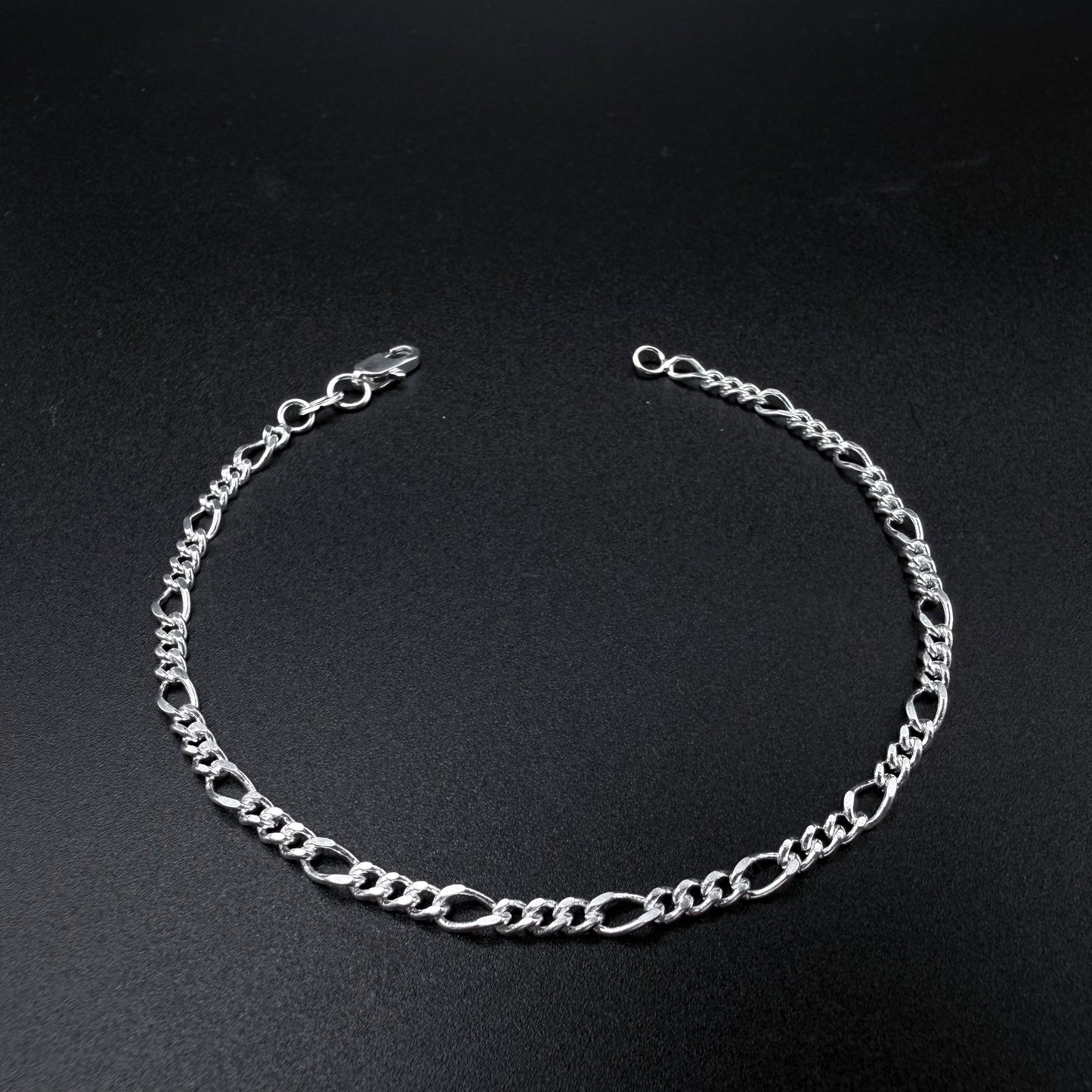 Pulsera Fígaro 3,5mm – Silver Ice 01
