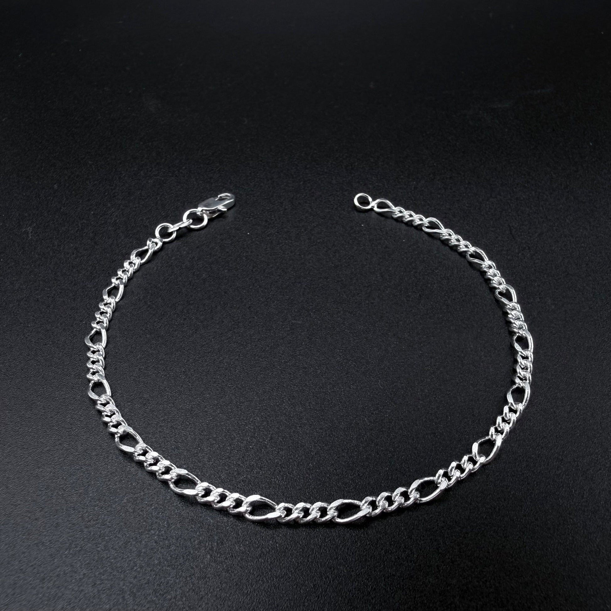 Pulsera Fígaro 3,5mm – Silver Ice 01