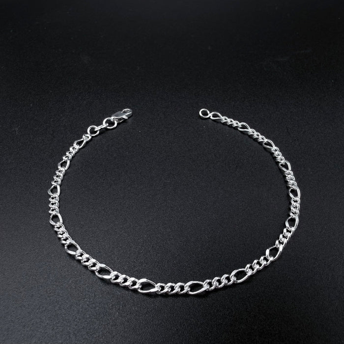 Pulsera Fígaro 3,5mm – Silver Ice 01