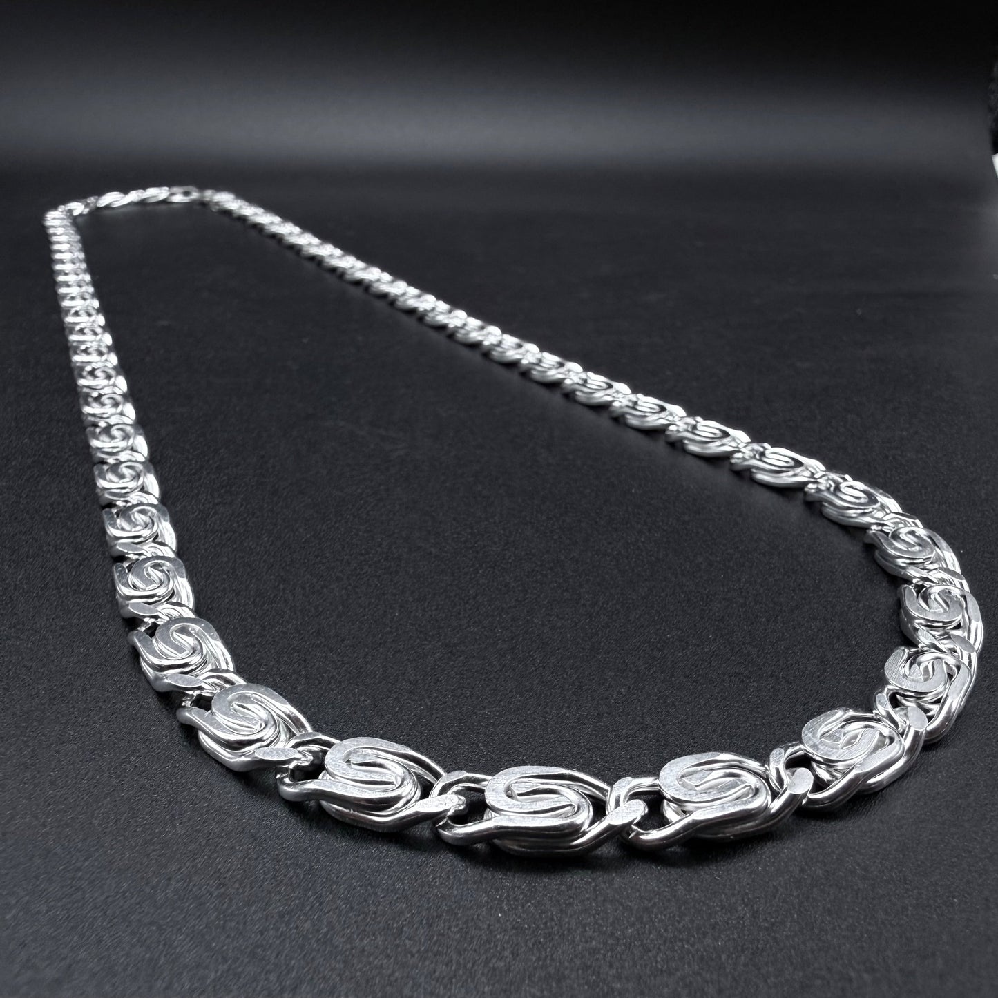 Cadena Caracol - 7mm – Silver Ice 04