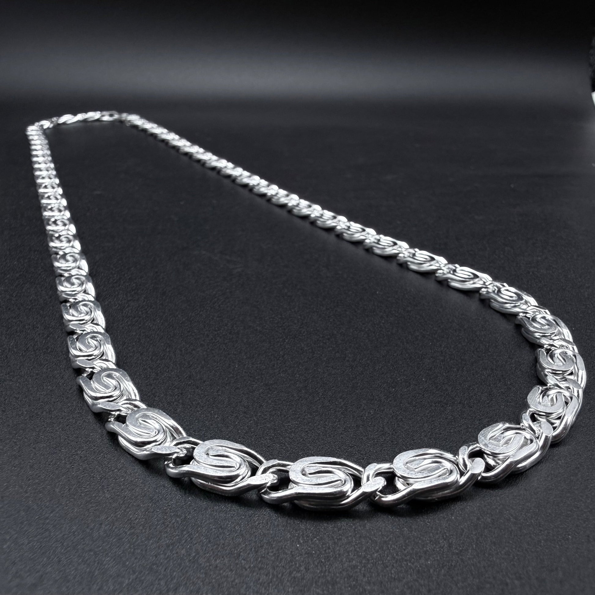 Cadena Caracol - 7mm – Silver Ice 04