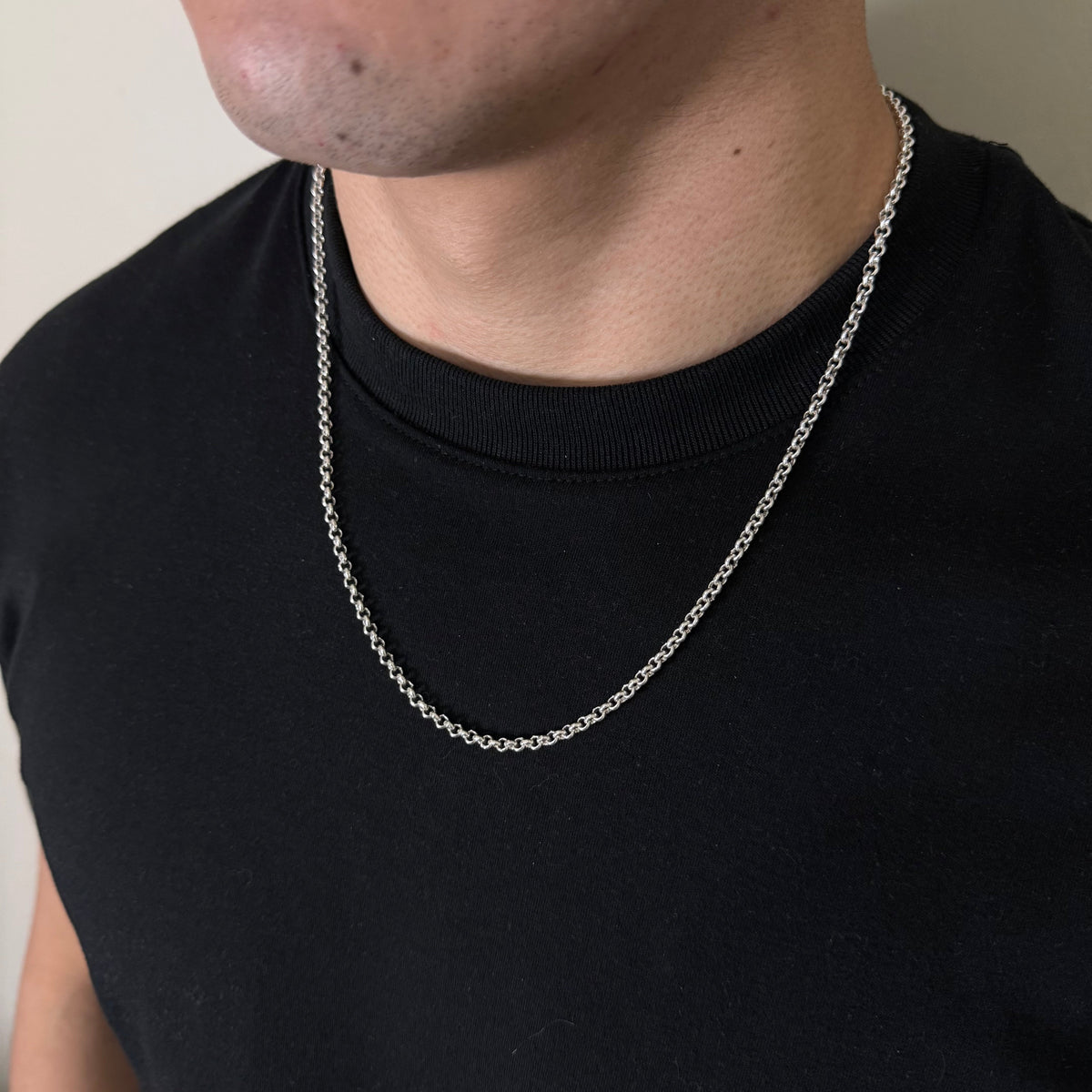 Cadena Rolo 3mm – Silver Ice 03