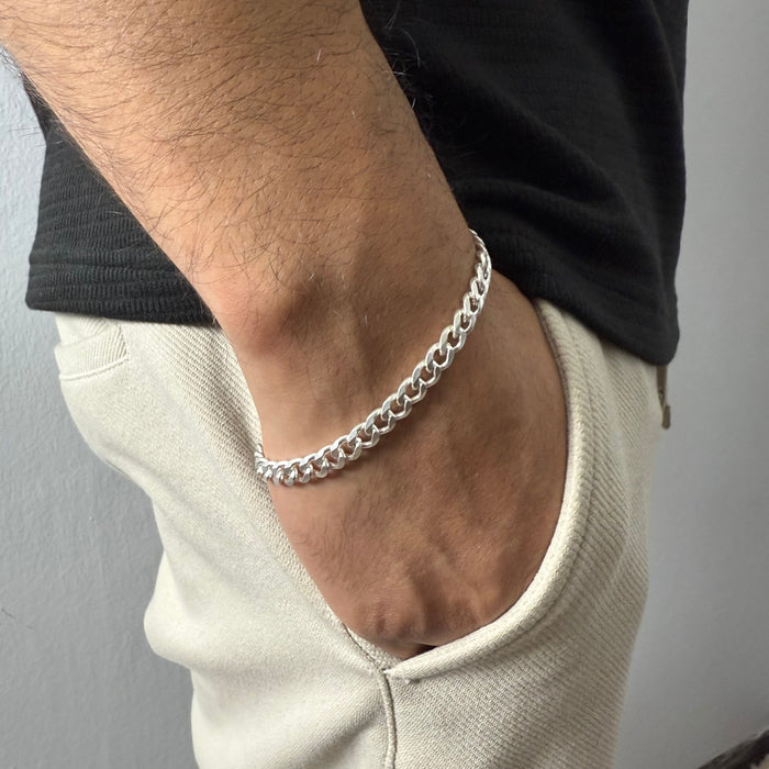 Pulsera Grumet 6 mm – Silver Ice 03