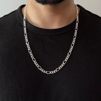 Cadena Fígaro - 8 mm – Silver Ice 04