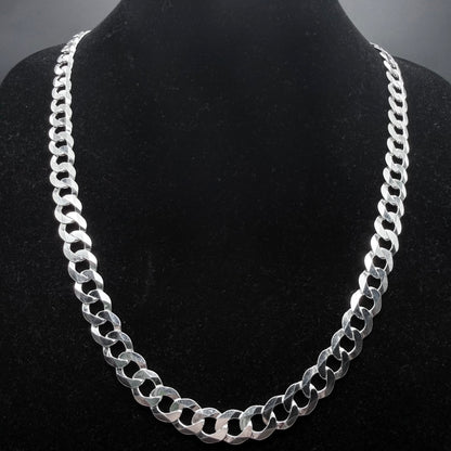 Cadena Cubana 9mm - Plata 925 Italy – Silver Ice 04