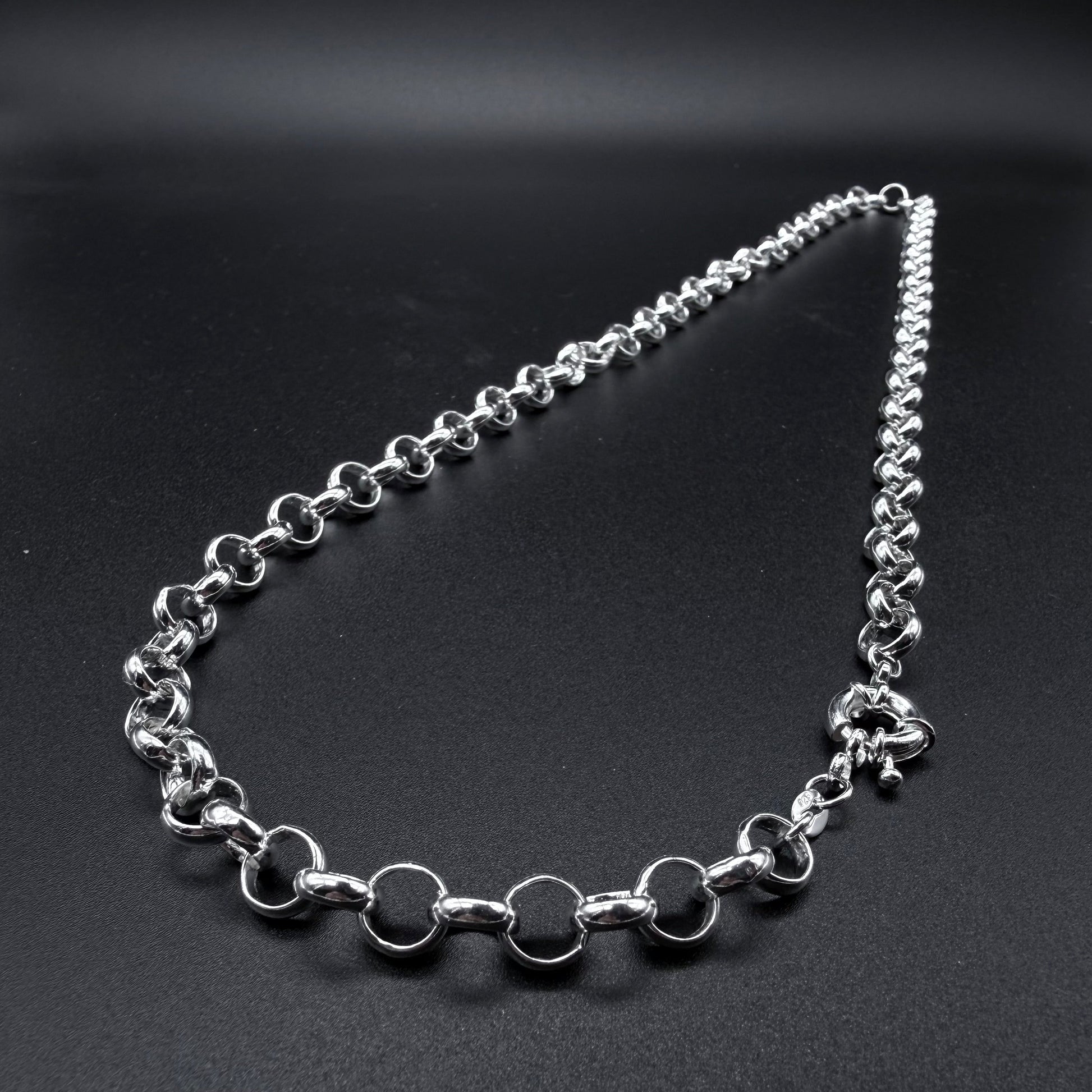 Cadena Rolo Plata 925 - 7mm – Silver Ice 01