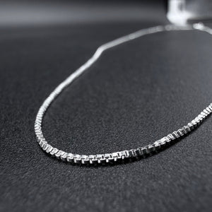 Cadena Veneciana 1mm – Silver Ice 01