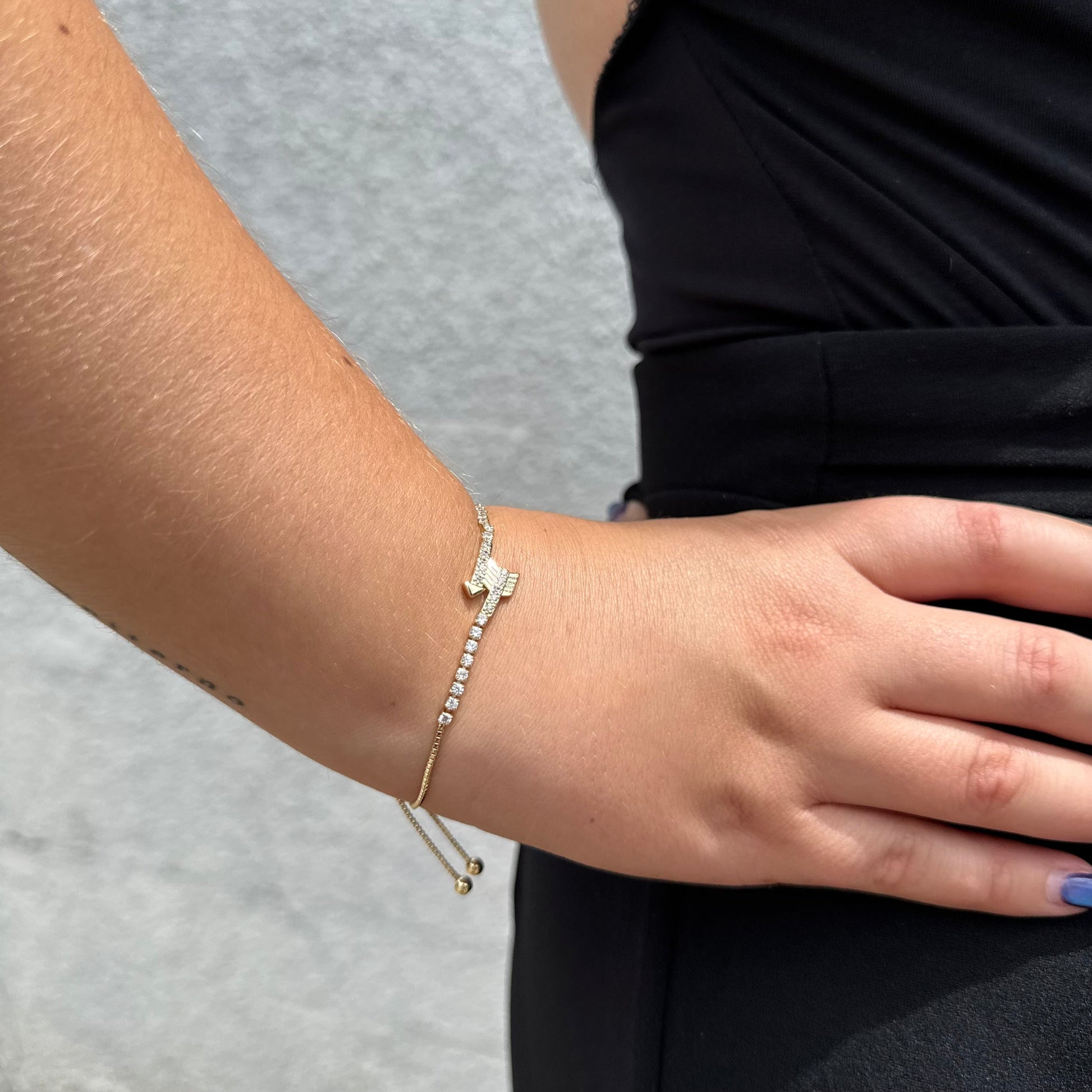 Pulsera Flechas Oro – Silver Ice 04