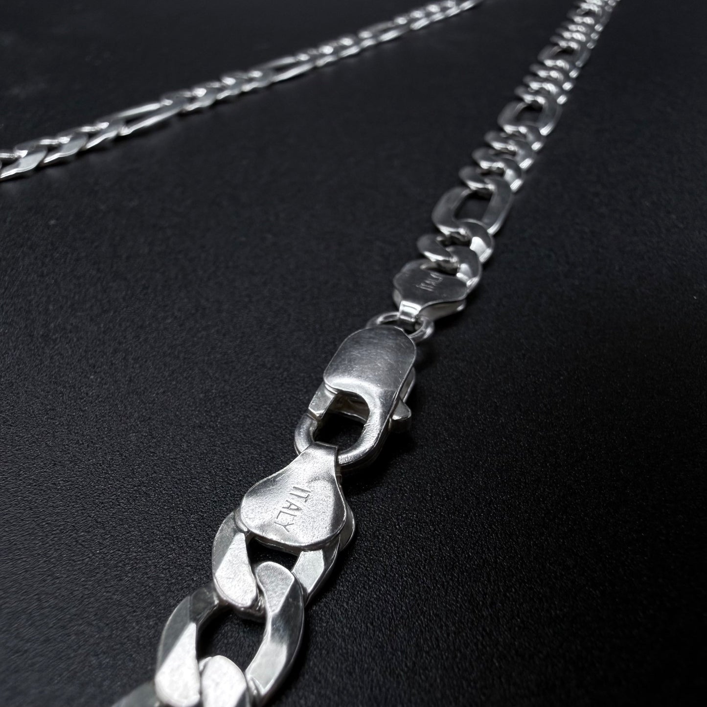 Cadena Fígaro 8mm - Plata 925 Italy – Silver Ice 03