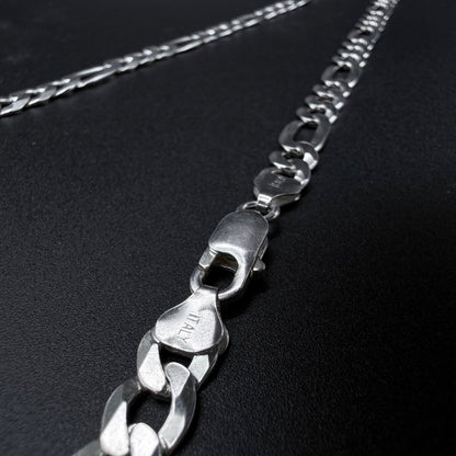 Cadena Fígaro 8mm - Plata 925 Italy – Silver Ice 03
