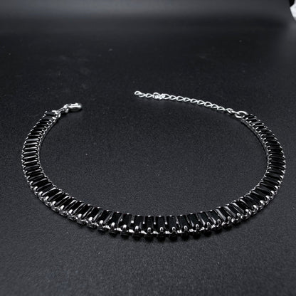 Pulsera Tennis Black Plata 925 - 4mm – Silver Ice 05