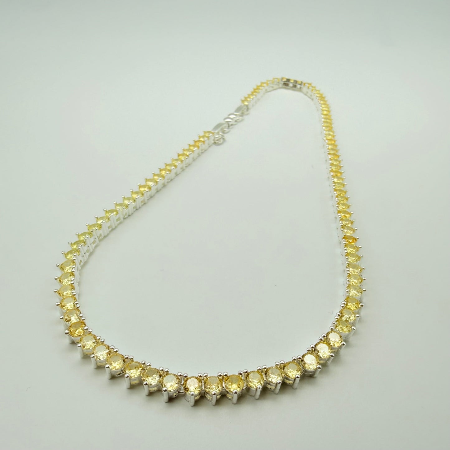 Collar Gotas de Luz Circones Amarillos Plata 925 – Silver Ice 03