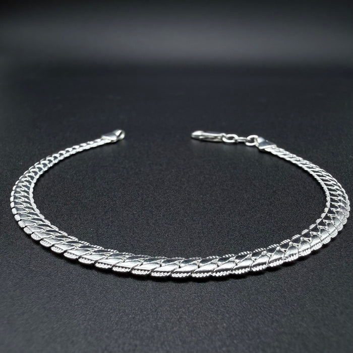 Pulsera Cubana Plata 925 - 4,5 mm
