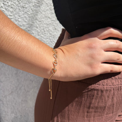 Pulsera Destello de Amor - Oro Rosa – Silver Ice 04