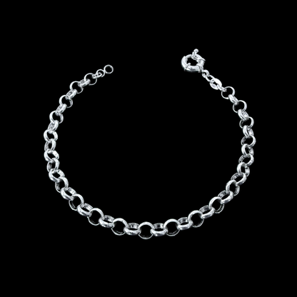 Pulsera Rolo 6mm – Silver Ice 01