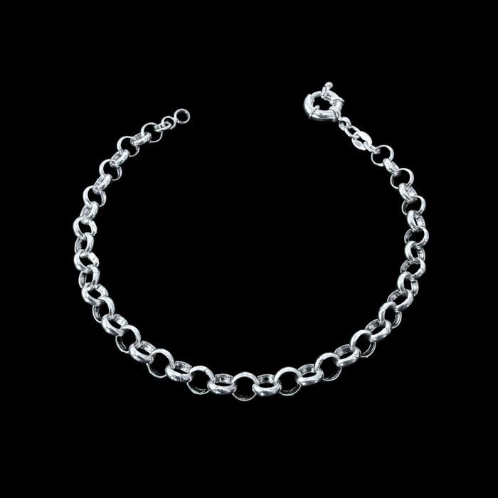 Pulsera Rolo 6mm – Silver Ice 01