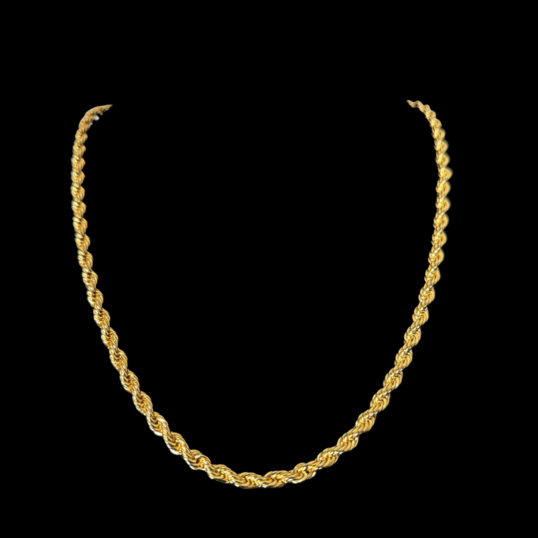 Cadena Turbillón Oro – 5 mm – Silver Ice 06
