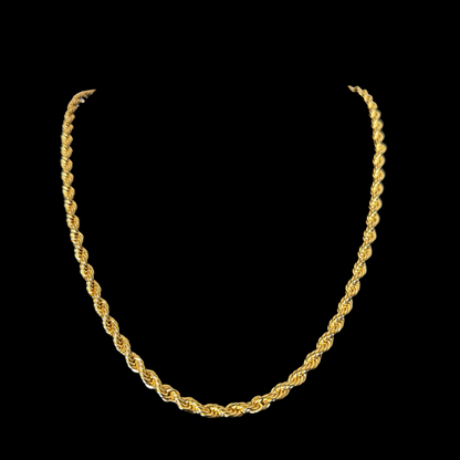 Cadena Turbillón Oro – 5 mm – Silver Ice 06