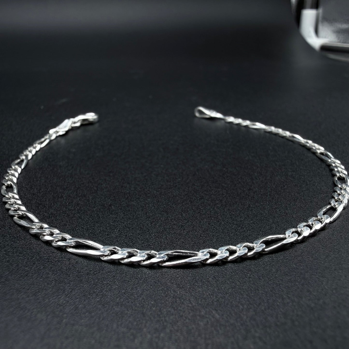 Pulsera Fígaro 3mm - Plata 925 Italy – Silver Ice 02