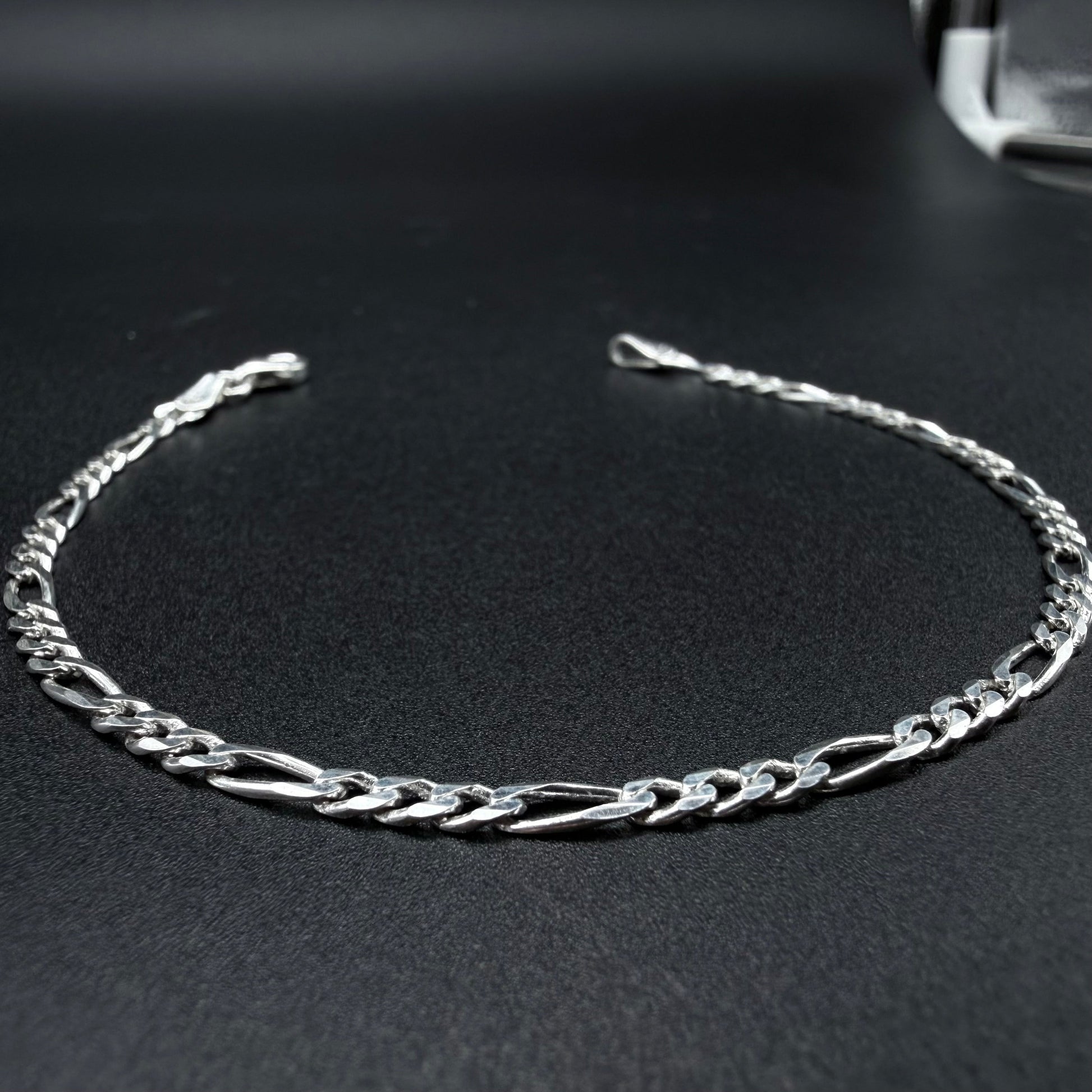 Pulsera Fígaro 3mm - Plata 925 Italy – Silver Ice 02