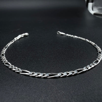 Pulsera Fígaro 3mm - Plata 925 Italy – Silver Ice 02