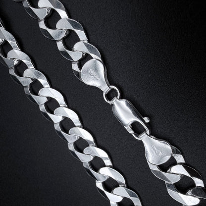 Pulsera Cubana 9mm - Plata 925 Italy – Silver Ice 03