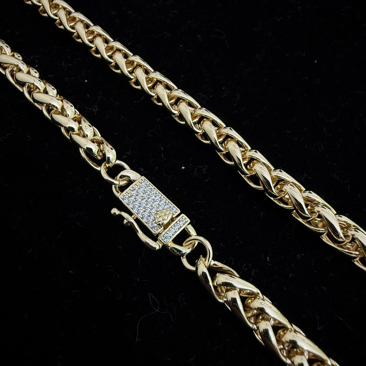 Pulsera Soga Oro – 5 mm – Silver Ice 04