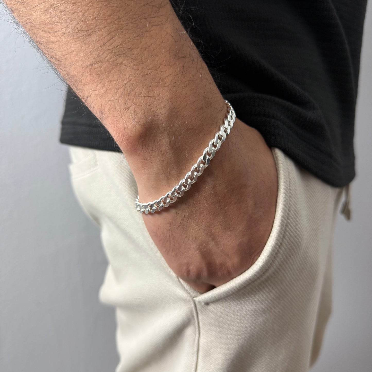 Pulsera Grumet 7mm – Silver Ice 03