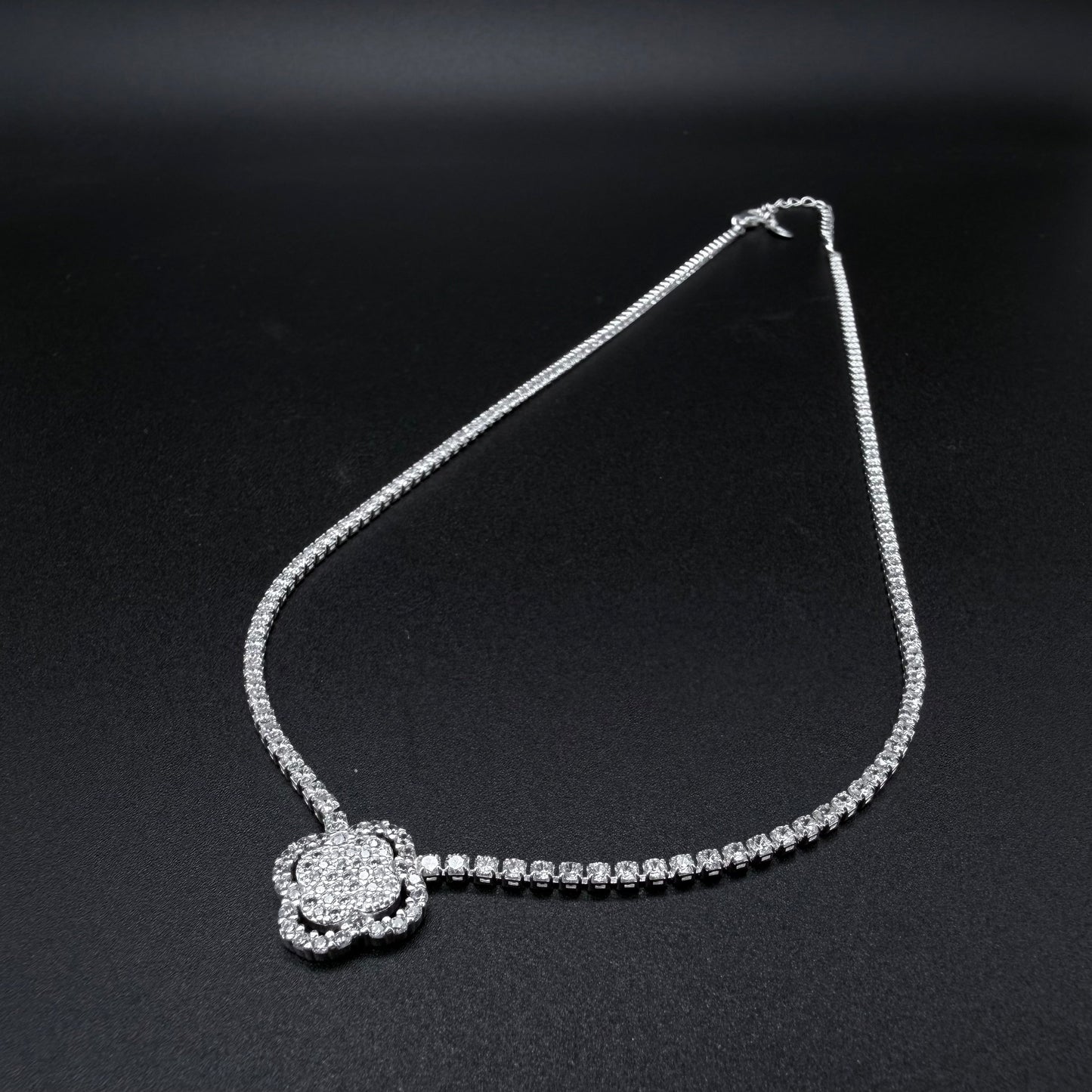 Collar Trébol Glamour Plata 925 – Silver Ice 03
