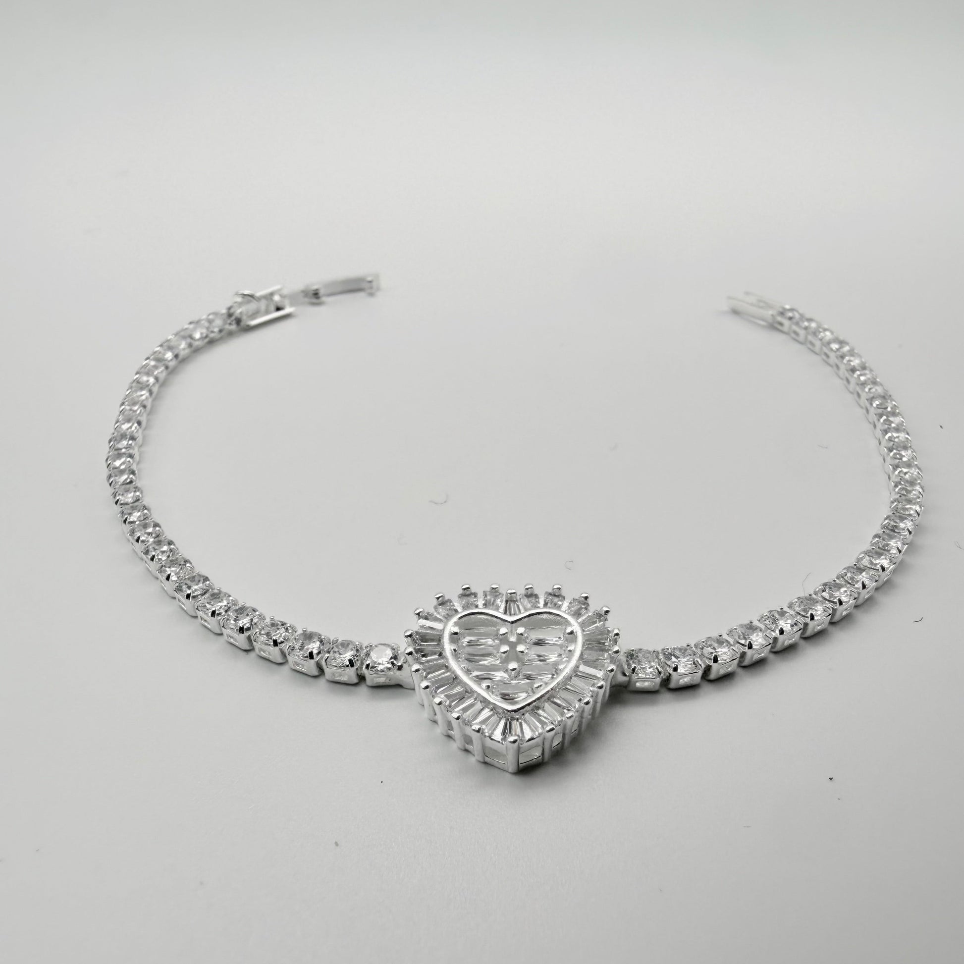 Pulsera Love Crown Tennis Plata 925 – Silver Ice 04