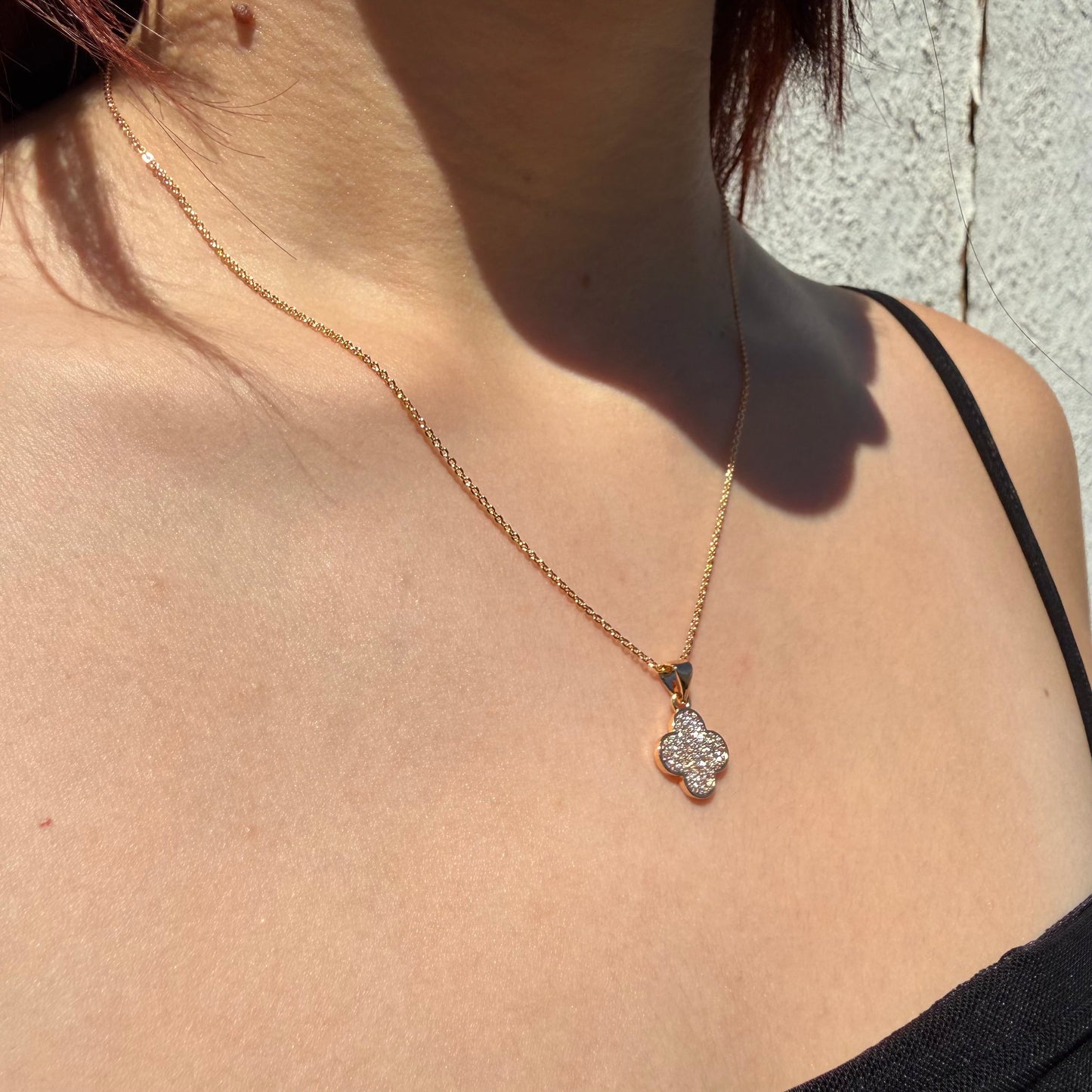 Cadena Van Cleef Bloom - Oro Goldfilled Rosa – Silver Ice 04