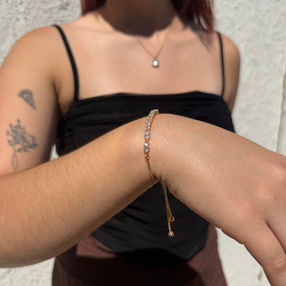 Pulsera Love Line - Oro Rosa – Silver Ice 01