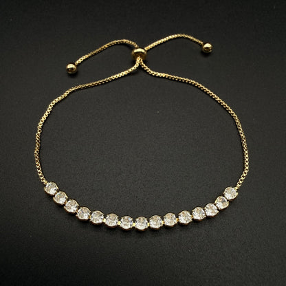 Pulsera Tennis Oro – Silver Ice 05
