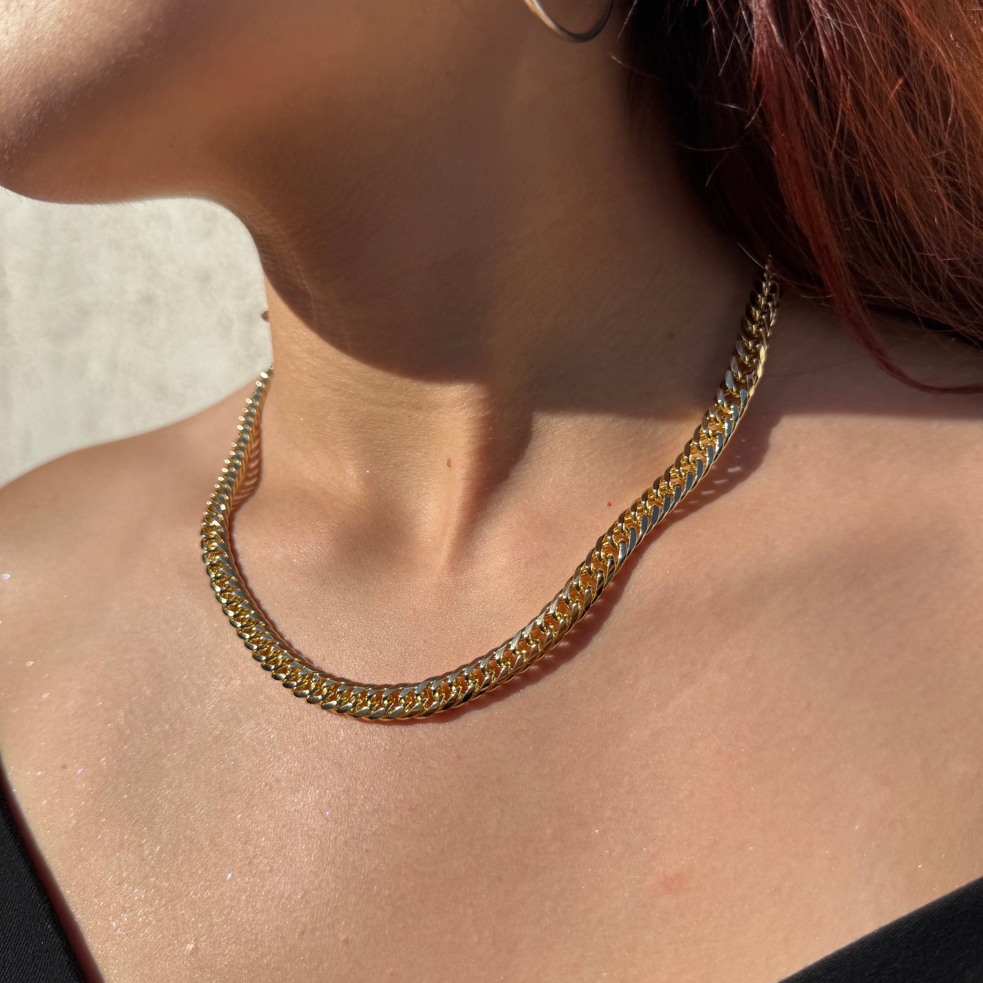 Cadena Doble Cubana Oro – 6 mm – Silver Ice 04