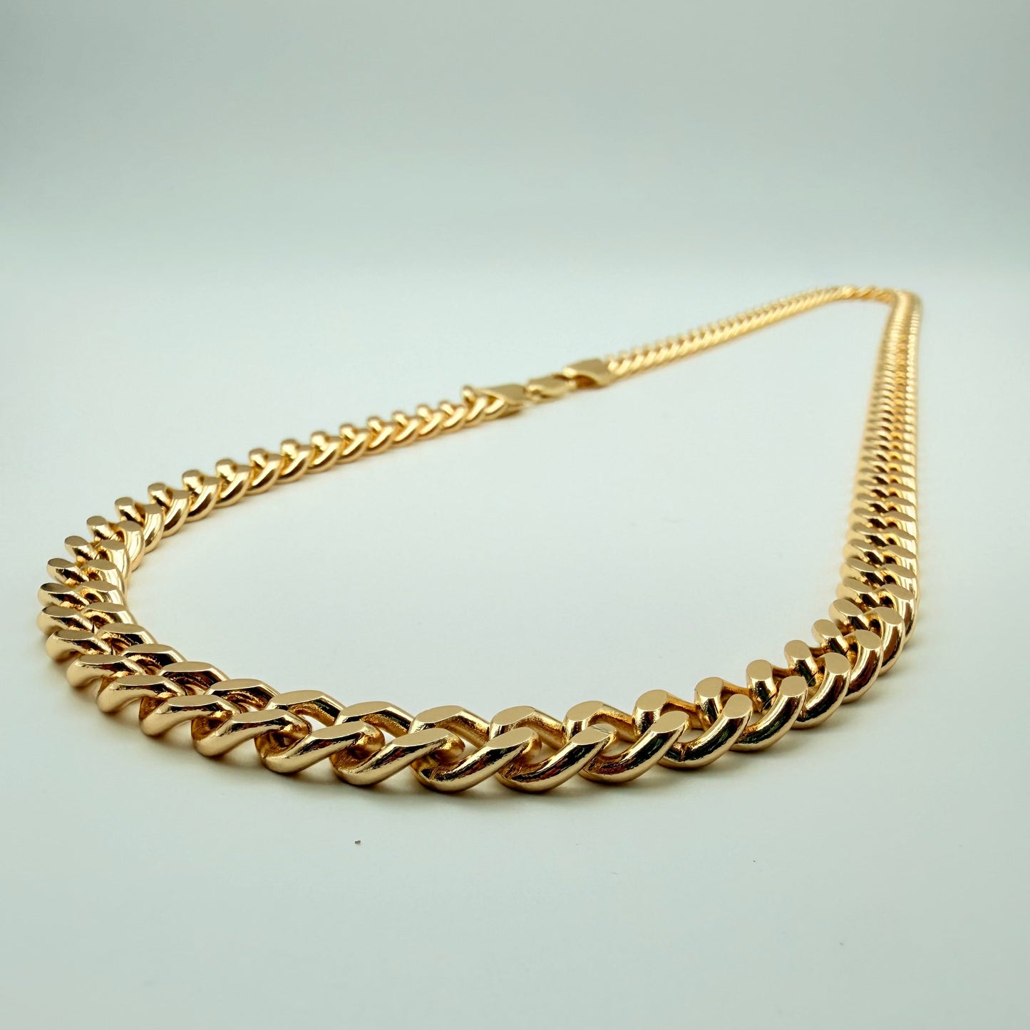 Cadena Grumet Oro – 8 mm – Silver Ice 02