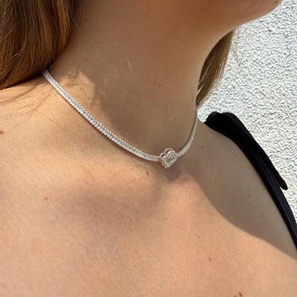 Collar Van Cleef micro circón – Silver Ice 02