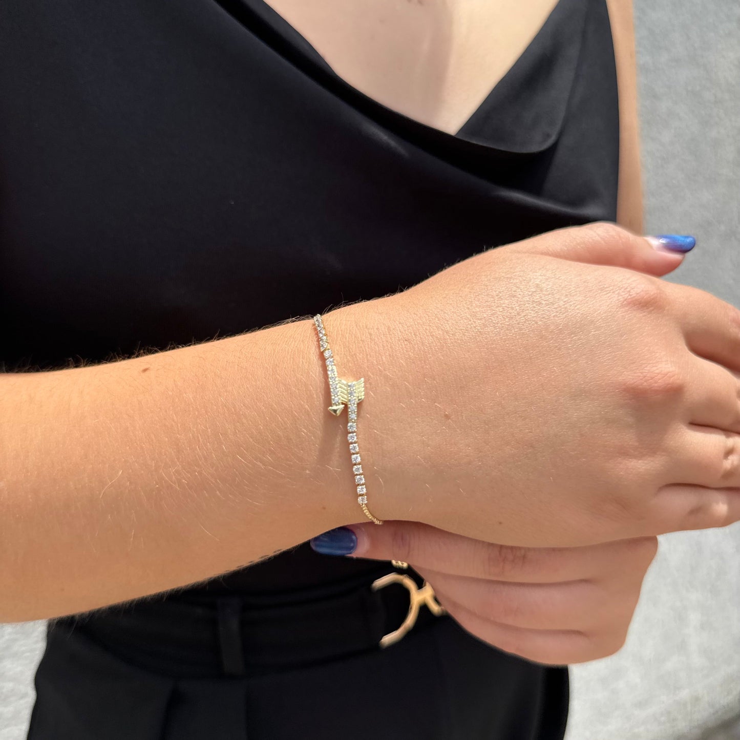Pulsera Flechas Oro – Silver Ice 02