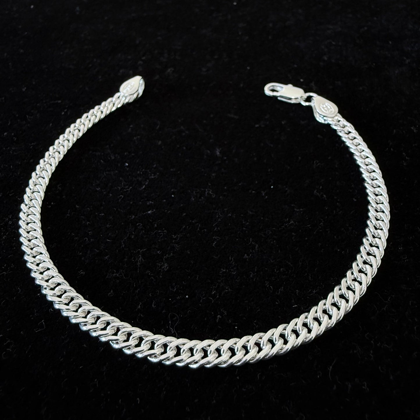 Pulsera Triple Grumet - 4mm – Silver Ice 04