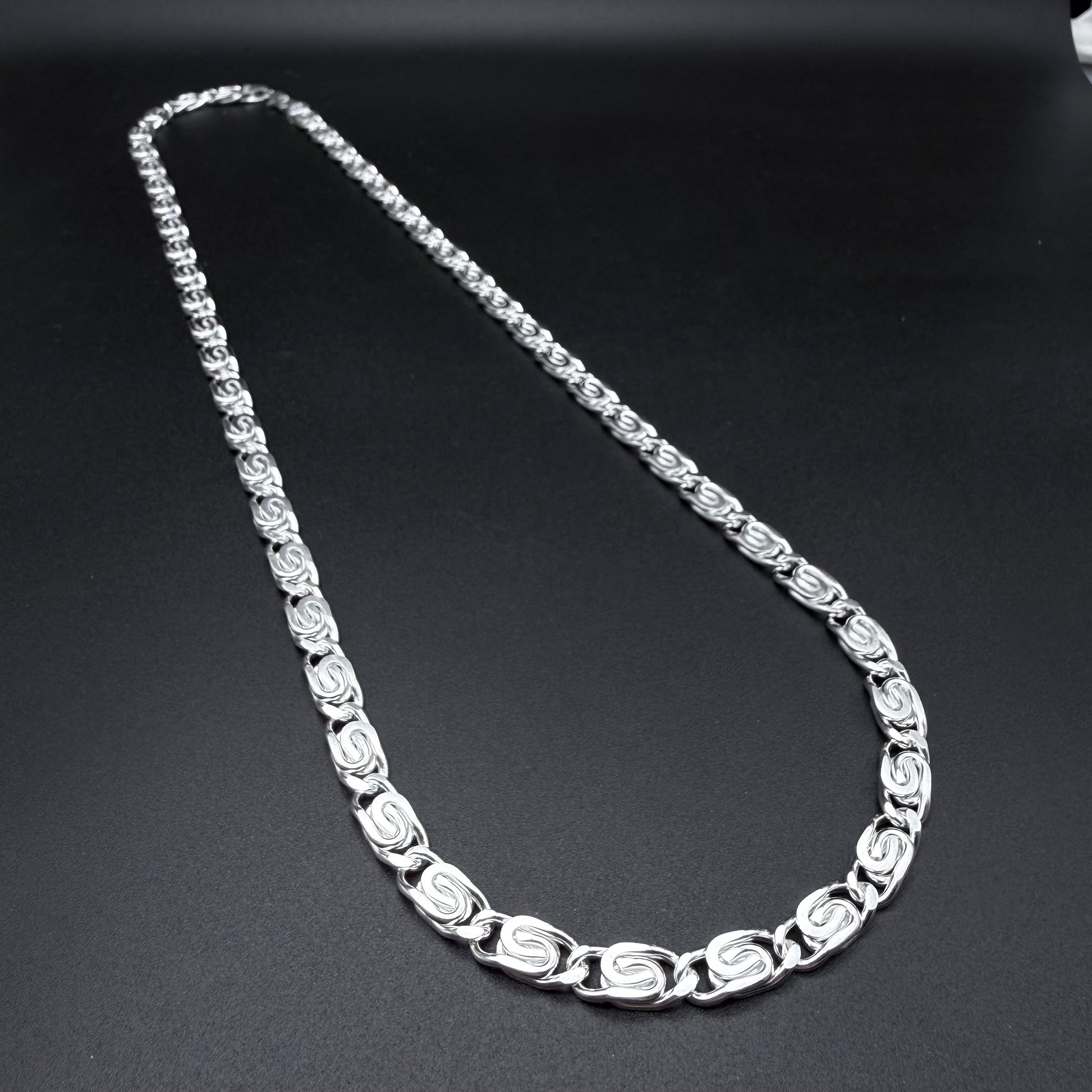 Cadena Caracol - 7mm – Silver Ice 03