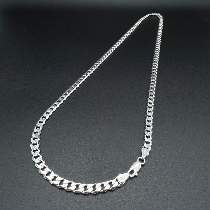 Cadena Cubana 5,5mm - Plata 925 Italy