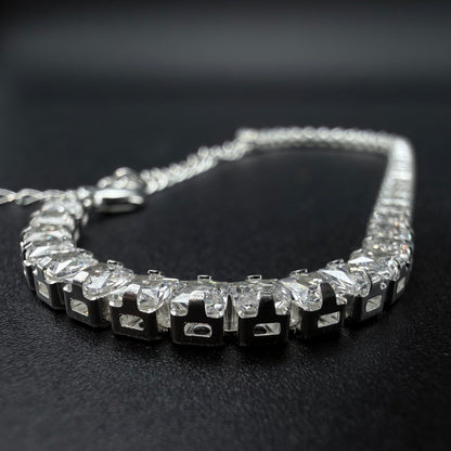 Pulsera Tennis Ajustable Plata 925 - 3,8 mm